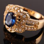 Vintage sapphire rings featuring colored gemstone jewelry