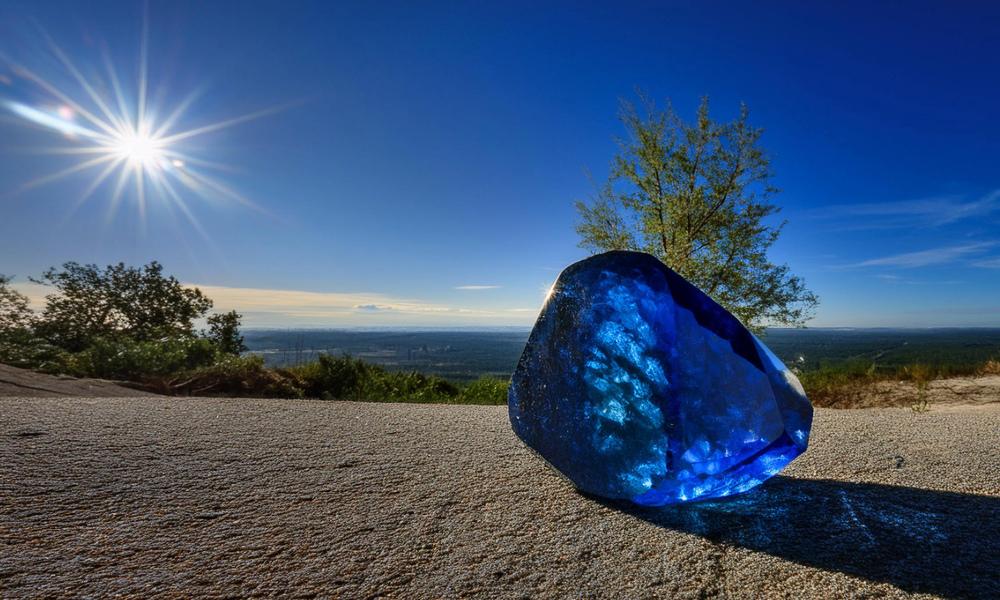 The Enigma of Blue Garnet