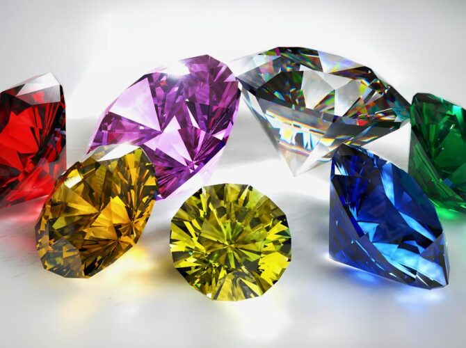 different colours rarest diamonds